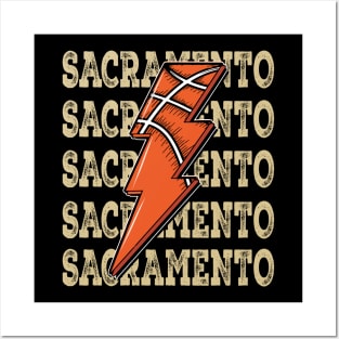 Funny Sports Sacramento Proud Name Basketball Classic Posters and Art